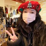 Woolen Beret Factory - Christmas Gift Red Elegant Painter Hats