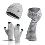 Winter Set Factory - Wholesale Fleece Lining Scarf Hat Gloves
