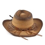Straw Cowboy Hat Factory - Classic Bohemian Western Wide Brim Hat