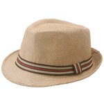 Felt Hat Manufacturer - Wholesale Stripes Jazz Fedora Sunshade Hat