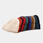 Wool Knitted Hat Factory - Women Trendy Retro Simple Light Board