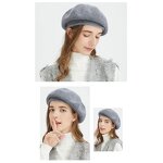 Wool Beret Manufacturer - High Quality 100% Wool Red Ladies Cap