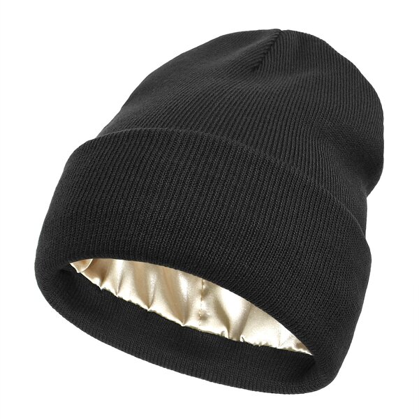 Beanie Factory - High Quality Satin Lined Blank Acrylic Beanie