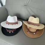 Cowboy Hat Manufacturer - Durable Outdoor Straw Hat with UV Shield