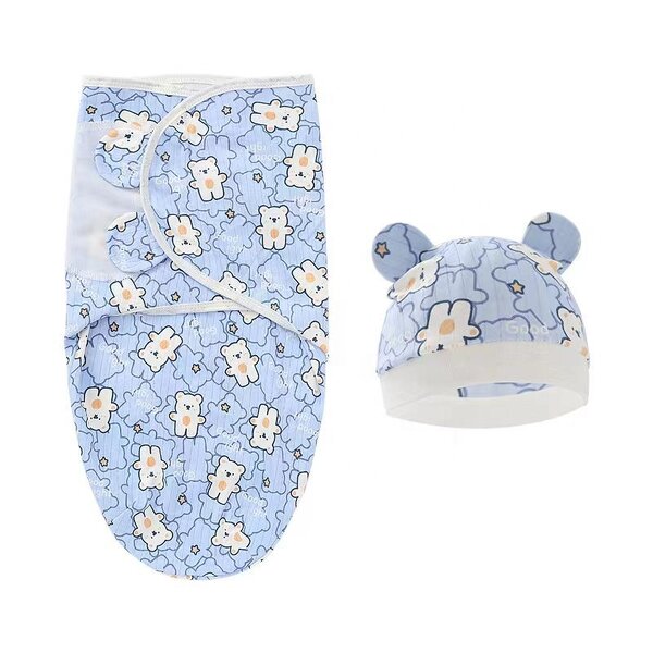 Baby Set Factory - Sleeping Bag Swaddle Sets With Hat Towel