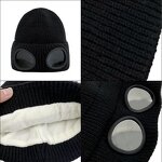 Ski Beanie Manufacturer - Men Warm Winter Knitted Hats with Glasses