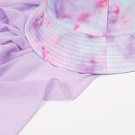 Hijab Set Factory - Tye Dye Chiffon Matching Bucket Hat Muslim