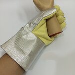 Heat Resistant Gloves Manufacturer - OEM Aluminized Para-Aramid Twill 500C