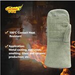 Heat Resistant Mitten Gloves Factory - OEM Para-Aramid Carbon Fiber Felt