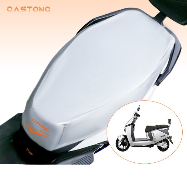 E-Scooter Saddle Cover Manufacturer - OEM Silver Silicone Soft Cover