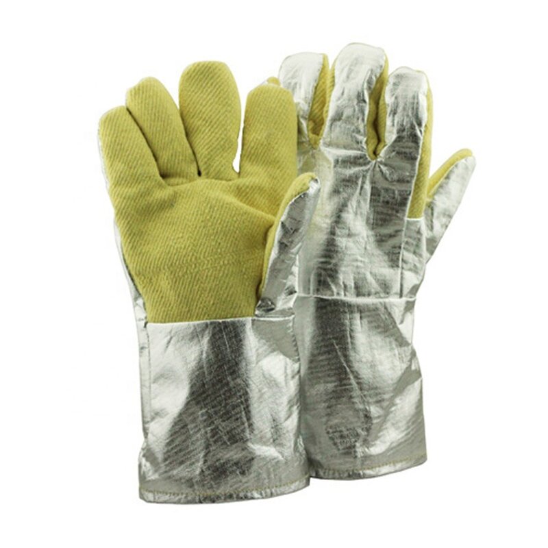 Heat Resistant Gloves Manufacturer - OEM Aluminized Para-Aramid Twill 500C