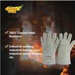 Heat Resistant Gloves Manufacturer - OEM Aramid Wool Felt 300C EN407