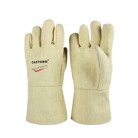 Heat Protective Gloves Factory - OEM Para-Aramid Twill for Glass Production