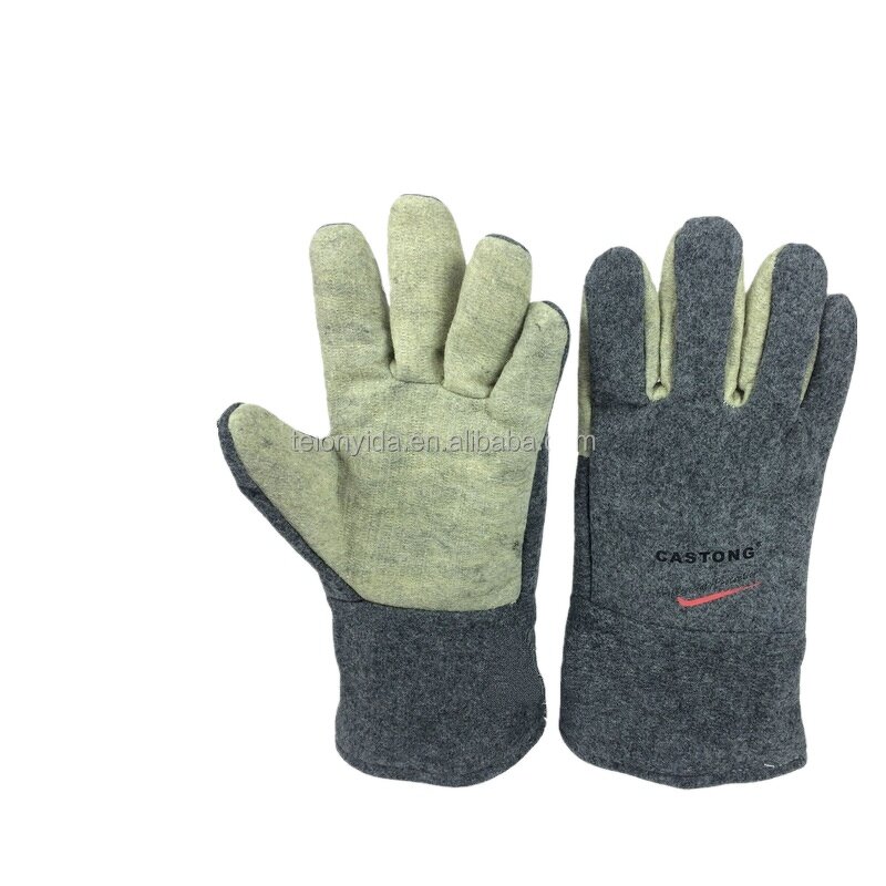Heat Protective Gloves Factory - OEM Aramid Polyester Felt 300C Welding