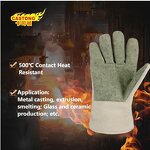 Heat Insulated Gloves Factory - OEM Para-Aramid Carbon Fiber Cotton Terry