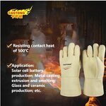 Heat Protective Gloves Factory - OEM Para-Aramid Twill for Glass Production