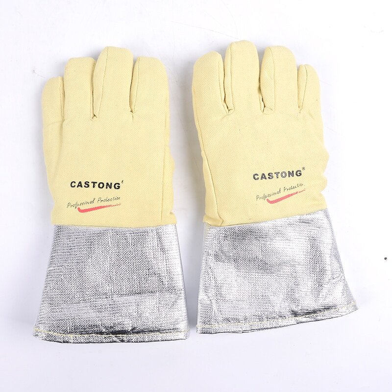 Heat Resistant Gloves Manufacturer - OEM Aluminized Para-Aramid Twill 500C