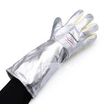 Heat Insulated Gloves Manufacturer - OEM Para-Aramid Felt Aluminum Foil 45cm