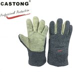 Heat Protective Gloves Factory - OEM Aramid Polyester Felt 300C Welding