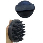 Curry Comb Factory - Circular Rubber Brush with Hand Strap