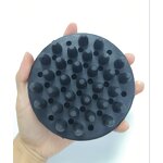 Curry Comb Factory - Circular Rubber Brush with Hand Strap