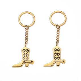 Cowboy Keychain Factory - Custom Western Boots Keyring Supplier