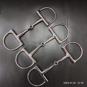 Horse Bit Supplier - Jointed D-Ring Hollow Snaffle