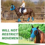 Horse Fly Boots Set Manufacturer - 4PC Boots 1PC Mask