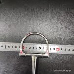 Horse Bit Supplier - Jointed D-Ring Hollow Snaffle