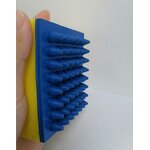 Curry Comb Supplier - Rubber Grooming Sponge Brush Factory