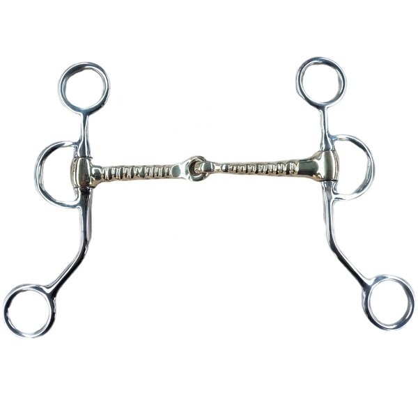 Horse Bit Supplier - Junior Roller Gag Snaffle Bits