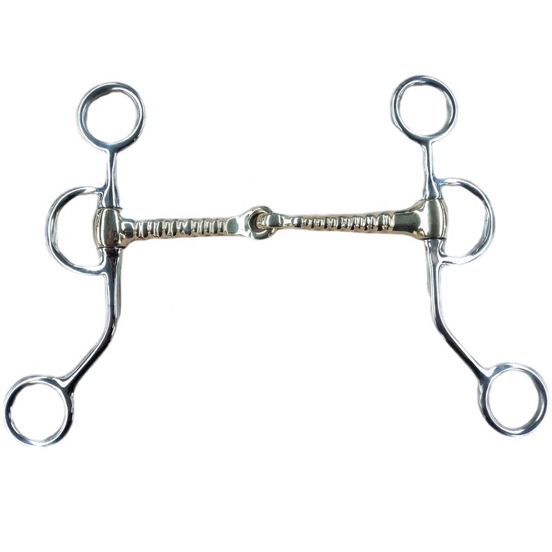 Horse Bit Supplier - Junior Roller Gag Snaffle Bits