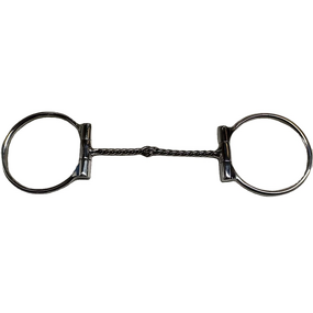 Horse Bit Factory - D Ring Twisted Mouth Snaffle