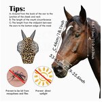Horse Fly Mask Manufacturer - Elastic Mask with Ears UV