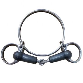 Horse Bit Factory - Dexter Rubber Mouth Snaffle Bits