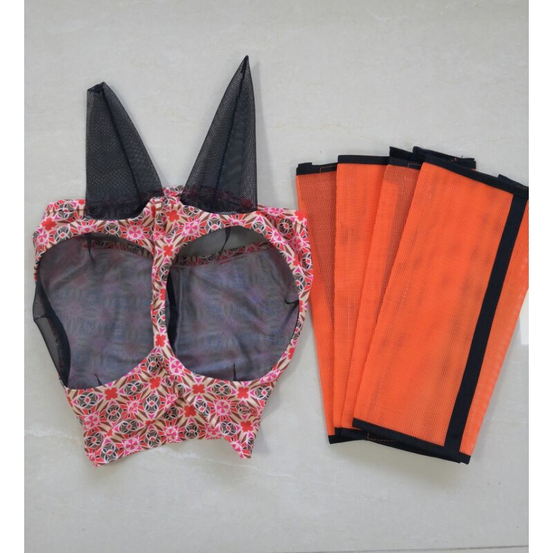 Horse Fly Mask Set Supplier - Matching Boots UV Protection