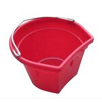 Water Bucket Supplier - 20L Flat Back Plastic Bucket