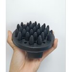 Curry Comb Factory - Circular Rubber Brush with Hand Strap