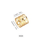 Napkin Rings Manufacturer - Luxury Gold Stainless Steel Hotel Decor