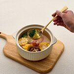 Kitchen Utensils Manufacturer - Hammered Handle Gold Spoon Soup Ladle