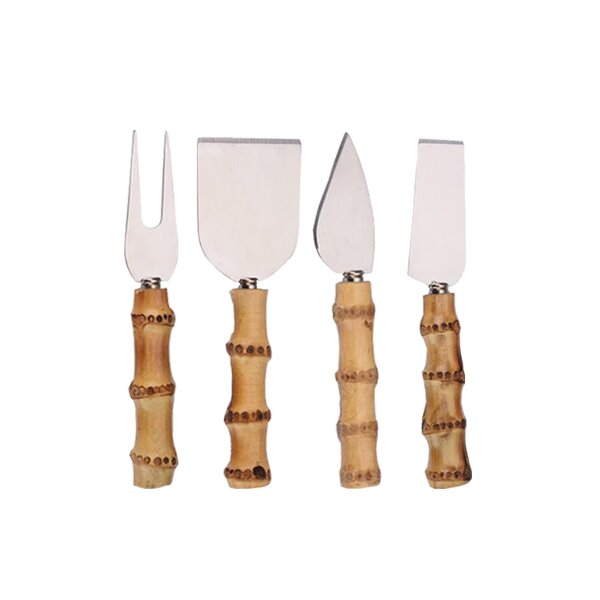 Cheese Knives Set Manufacturer - Natural Bamboo Handle Eco-Friendly