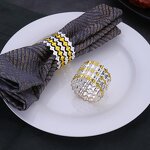 Napkin Rings Manufacturer - Luxury Gold Stainless Steel Hotel Decor