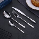 Flatware Set Factory - Elegant Mirror Silver Classic Catering Set