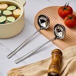 Soup Ladle Factory - Hammered Handle Gold Stainless Steel Design