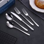 Flatware Set Factory - Elegant Mirror Silver Classic Catering Set