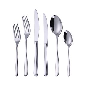 Flatware Set Factory - Elegant Mirror Silver Classic Catering Set