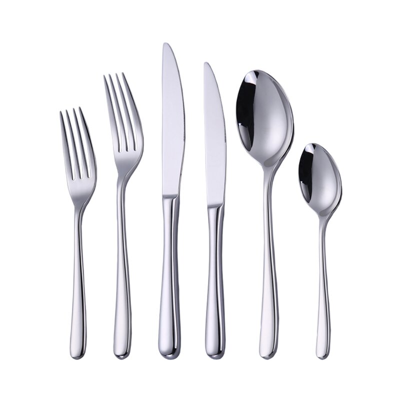 Flatware Set Factory - Elegant Mirror Silver Classic Catering Set