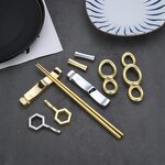 Chopsticks Rest Manufacturer - Reusable Stainless Steel Table Decoration