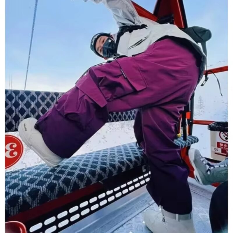 Ski Pants Manufacturer - Warm Thickened Polyester Waterproof Multi Colors