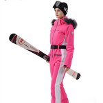 Ski Suit Factory - Men Professional One-Piece Loose Thickened Warm